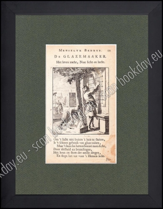 Afbeeldingen van DE GLAZEMAAKER - Jan en Kasper LUIKEN [°1649*1712] [°1672*1708]
