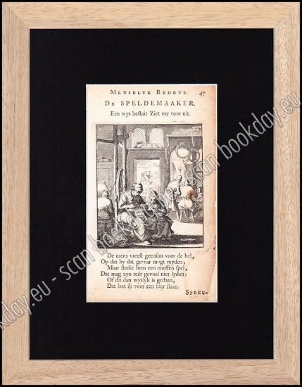 Afbeeldingen van DE SPELDEMAAKER - Jan en Kasper LUIKEN [°1649*1712] [°1672*1708]