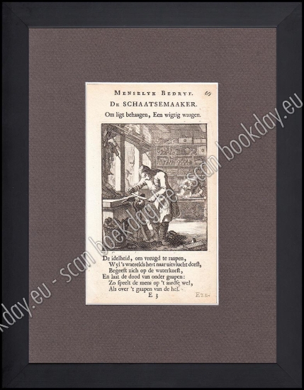 Afbeeldingen van DE SCHAATSEMAAKER - Jan en Kasper LUIKEN [°1649*1712] [°1672*1708]