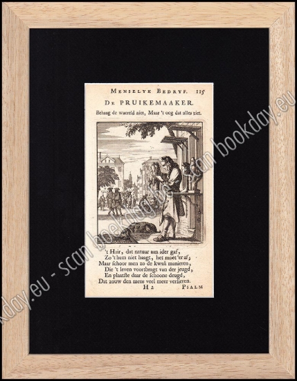 Afbeeldingen van DE PRUIKEMAAKER - Jan en Kasper LUIKEN [°1649*1712] [°1672*1708]