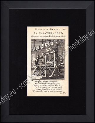 Afbeeldingen van DE PLAATDRUKKER - Jan en Kasper LUIKEN [°1649*1712] [°1672*1708]