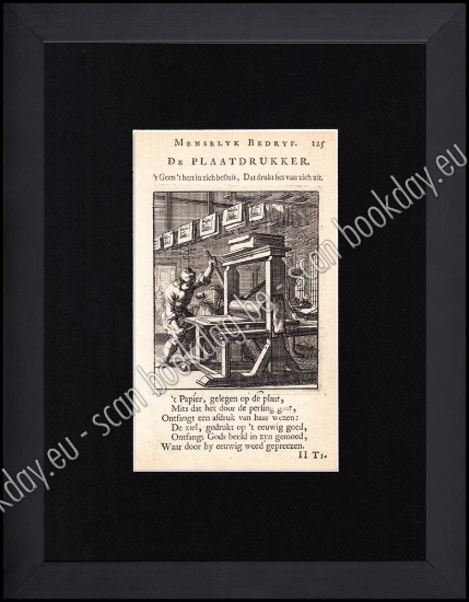 Afbeeldingen van DE PLAATDRUKKER - Jan en Kasper LUIKEN [°1649*1712] [°1672*1708]