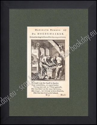 Afbeeldingen van DE HOEDEMAAKER - Jan en Kasper LUIKEN [°1649*1712] [°1672*1708]