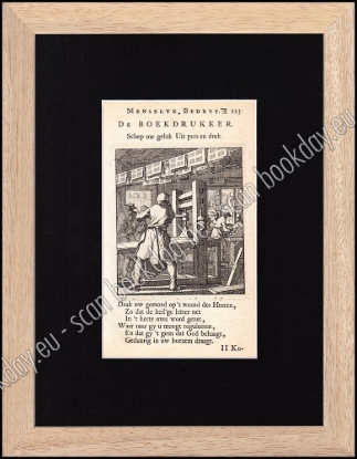 Afbeeldingen van DE BOEKDRUKKER - Jan en Kasper LUIKEN [°1649*1712] [°1672*1708]