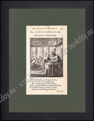 Afbeeldingen van DE SCHOOLMEESTER - Jan en Kasper LUIKEN [°1649*1712] [°1672*1708]