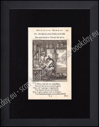 Afbeeldingen van DE HORLOGIEMAAKER - Jan en Kasper LUIKEN [°1649*1712] [°1672*1708]