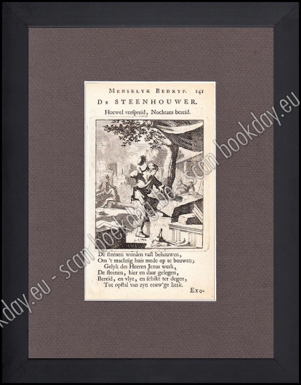 Afbeeldingen van DE STEENHOUWER - Jan en Kasper LUIKEN [°1649*1712] [°1672*1708]