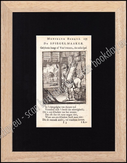 Afbeeldingen van DE SPIEGELMAAKER - Jan en Kasper LUIKEN [°1649*1712] [°1672*1708]