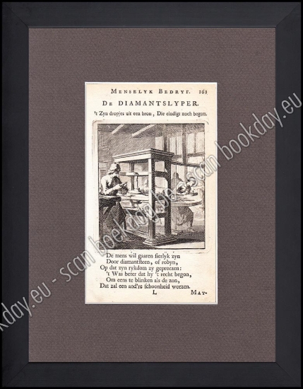 Afbeeldingen van DE DIAMANTSLYPER - Jan en Kasper LUIKEN [°1649*1712] [°1672*1708]