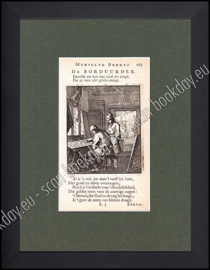 Afbeeldingen van DE BORDUURDER - Jan en Kasper LUIKEN [°1649*1712] [°1672*1708]