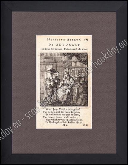 Afbeeldingen van DE ADVOKAAT - Jan en Kasper LUIKEN [°1649*1712] [°1672*1708]