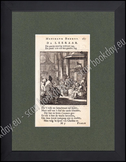 Afbeeldingen van DE LEERAAR - Jan en Kasper LUIKEN [°1649*1712] [°1672*1708]