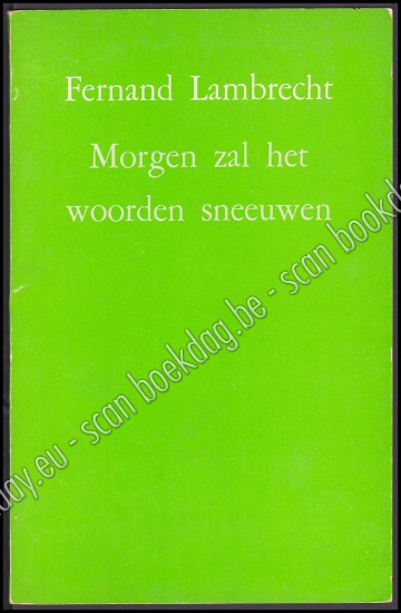 Afbeeldingen van Morgen zal het woorden sneeuwen