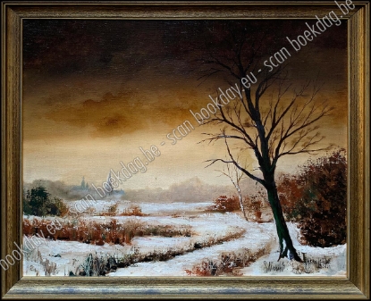 Afbeeldingen van Schilderij Jean WUYTS - Winterlandschap