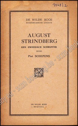 Afbeeldingen van De Wilde Roos. Jrg 6, Nr. 2 , februari 1928. August Strindberg. Een Zweedsch Schrijver