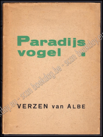 Afbeeldingen van Paradijsvogel. Verzen. Opdracht aan Jef Denijn