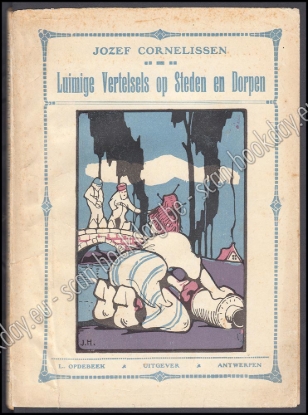 Afbeeldingen van Luimige Vertelsels op Steden en Dorpen. Illu Jos Hendrickx