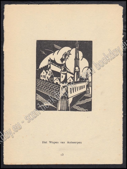 Afbeeldingen van Joris MINNE. Het Wapen van Antwerpen. 1930
