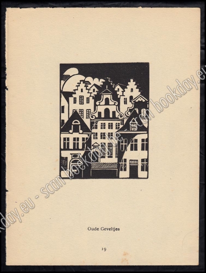 Afbeeldingen van Joris MINNE. Oude Geveltjes. 1930