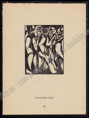 Afbeeldingen van Joris MINNE. Antwerpsche Typen. 1930