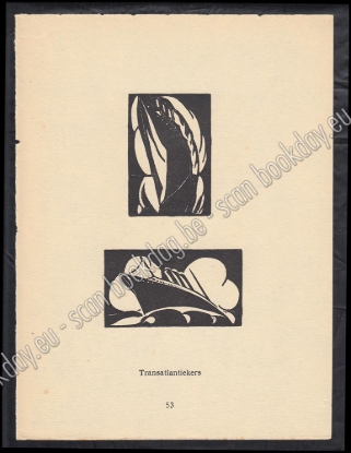 Afbeeldingen van Joris MINNE. Transatlantiekers. 1930