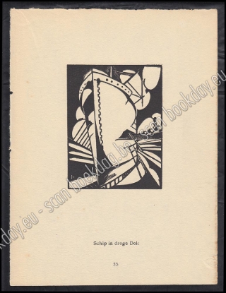 Afbeeldingen van Joris MINNE. Schip in droge Dok. 1930