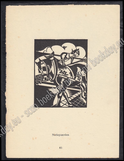 Afbeeldingen van Joris MINNE. Natiepaarden. 1930