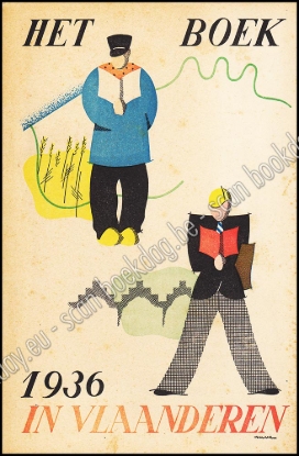 Afbeeldingen van Het boek in Vlaanderen 1936. [7e jaarboek]