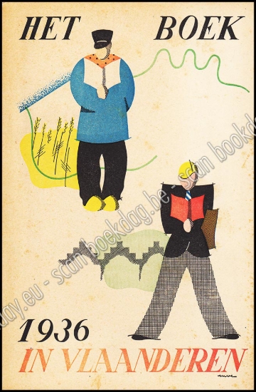 Afbeeldingen van Het boek in Vlaanderen 1936. [7e jaarboek]