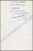 Afbeeldingen van Cailloux. Dédicace manuscrite à Paul Neuhuys