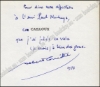 Afbeeldingen van Cailloux. Dédicace manuscrite à Paul Neuhuys