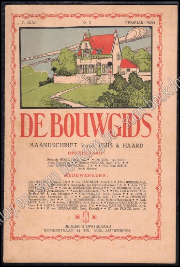 Afbeeldingen van De Bouwgids. Maandschrift voor huis en haard. Jrg 7, Nr. 2, Februari 1920