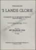 Afbeeldingen van Verzameling 's Lands Glorie. Vulgarisatie van de geschiedenis van België door het beeld