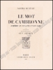Afbeeldingen van Le mot de Cambronne. Comédie en un acte et en vers. Couverture et illustrations de Guy ARNOUX