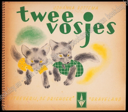 Afbeeldingen van Twee vosjes. Illu. Johanna BOTTEMA. El Pintor boekje !