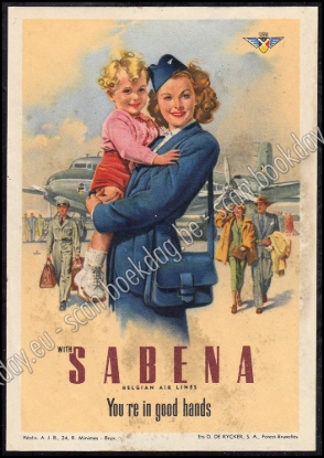 Afbeeldingen van With Sabena You're in good hands - Belgian Air Lines