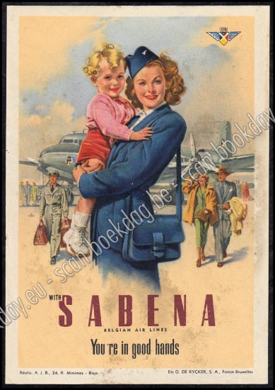 Afbeeldingen van With Sabena You're in good hands - Belgian Air Lines