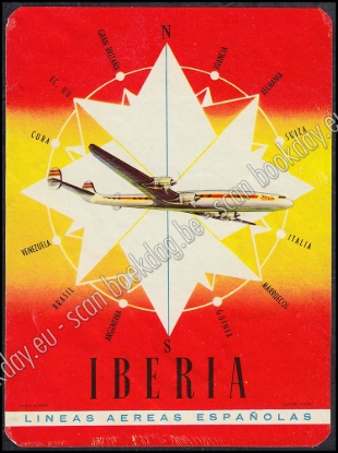 Afbeeldingen van IBERIA LINEAS AEREAS ESPAÑOLAS etiqueta equipaje de mano