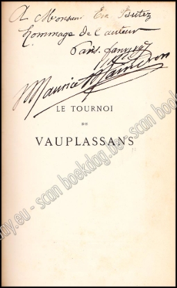 Afbeeldingen van Le Tournoi de Vauplassans. Dédicace