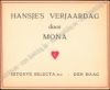 Afbeeldingen van Hansje's verjaardag. 1941
