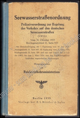 Afbeeldingen van Seewasserstraßenordnung. Polizeiverordnung zur Regelung des Verkehrs auf den deutschen Seewasserstraßen
