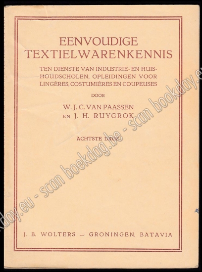 Afbeeldingen van Eenvoudige textielwarenkennis