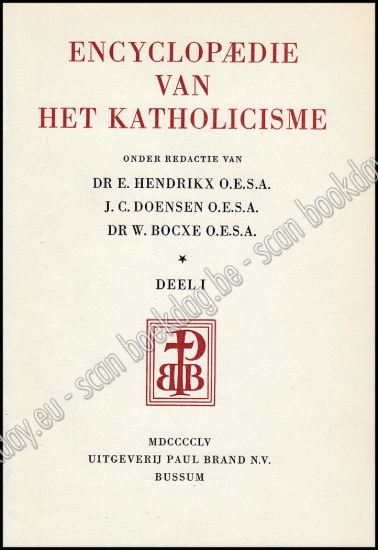 Afbeeldingen van Encyclopædie van het katholicisme. A-G/H-M/N-Z