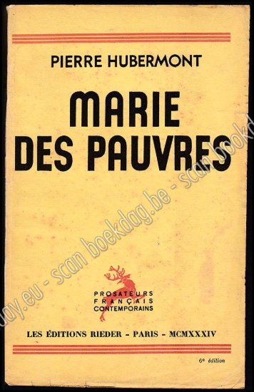 Afbeeldingen van Marie des pauvres. Dédicace à Marnix GIJSEN