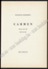 Afbeeldingen van Carmen. Hors-texte de Picasso