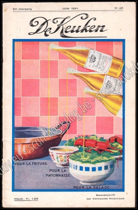 Afbeeldingen van De Keuken. Maandschrift der Volmaakte Huisvrouw. Jrg 5. Nr. 48, juni 1931
