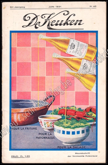 Afbeeldingen van De Keuken. Maandschrift der Volmaakte Huisvrouw. Jrg 5. Nr. 48, juni 1931