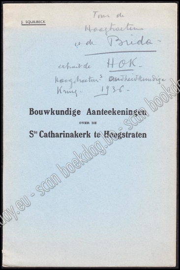 Afbeeldingen van Bouwkundige Aanteekeningen over de Ste Catharinakerk te Hoogstraten