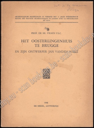 Afbeeldingen van Het Oosterlingenhuis te Brugge en zijn ontwerper Jan vanden Poele