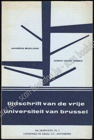 Afbeeldingen van Tijdschrift van de Vrije Universiteit van Brussel. Jrg 1, Nr. 1, [1957]